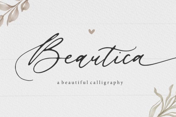 Beautica: Elevate Your Design with Elegant Calligraphy
