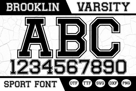 Brooklin Varsity: The Bold Font for Athletic Branding