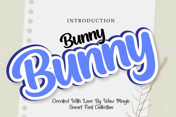 Bunny: A Playful Font for Charming Design