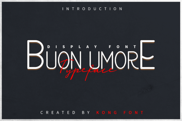 Buon Umore: Elevate Your Creative Projects with This Modern Handwritten Font