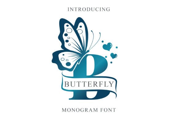 Butterfly Monogra: Elegant Typography for Modern Design