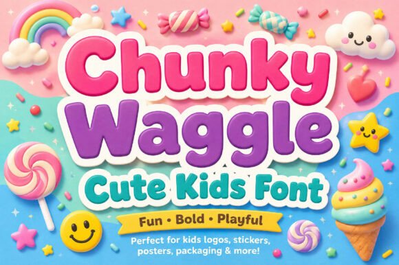 Chunky Waggle: A Font That Radiates Joy