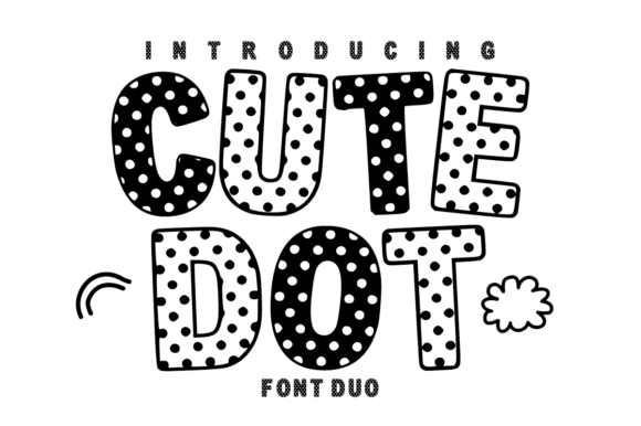 Cute Dot Duo: A Playful Font for Joyful Design