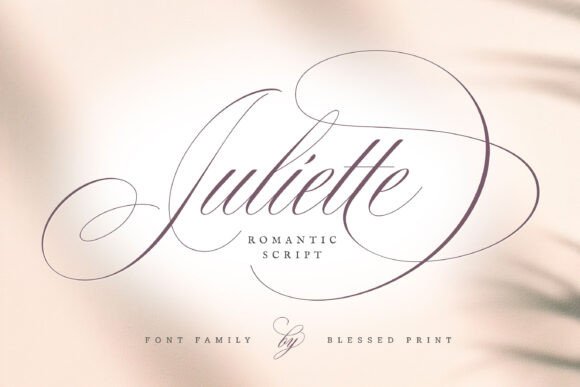 Juliette Script: Elevating Design with Romantic Typography