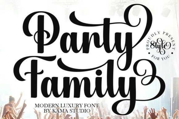 Party Family: Sophisticated Typography for Modern Design