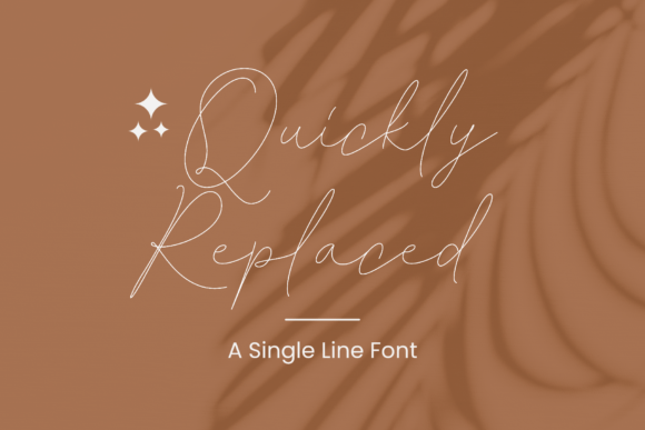 Quickly Replaced: A Modern Font for Clean Design
