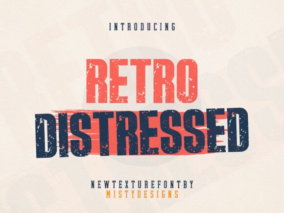 Retro Distressed: Unleash Vintage Character in Modern Design