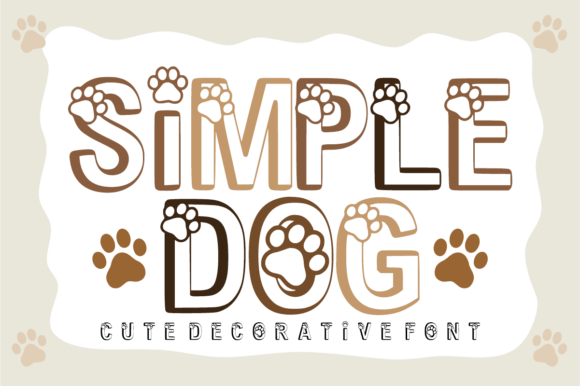 Simple Dog: Elevate Your Designs with Playful Typography