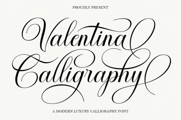 Valentina Calligraphy: Elegance in Modern Typography